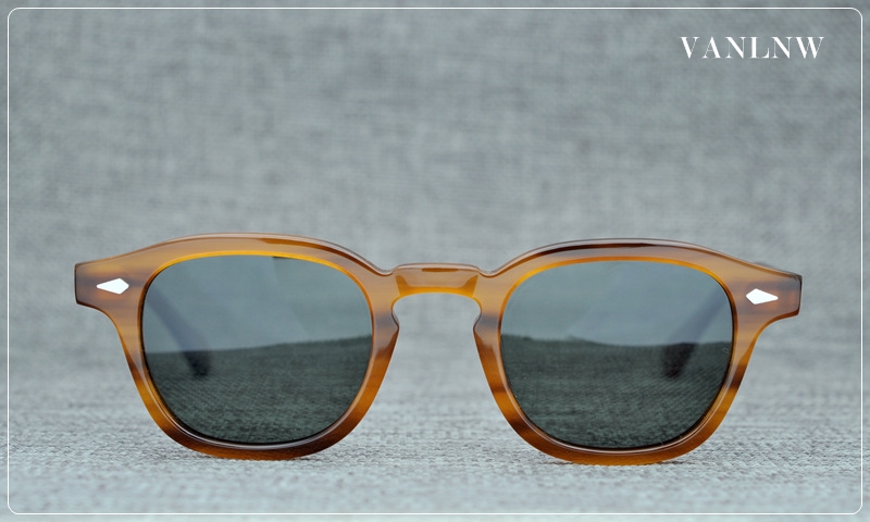 แว่นกันแดด MOSCOT LEMTOSH 49-24 145 COL.Blonde <ลายกระ>