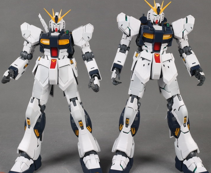 MG 1/100 (6619) Nu Gundam Ver.Ka (x12 Fin Funnels + Red Psycho Frame + Effect Part)