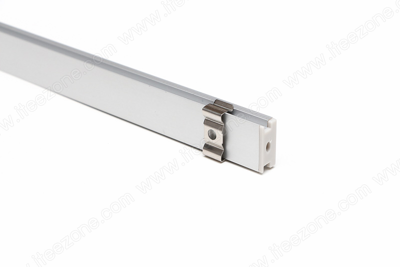 ราคาต่อ 1 เส้น ยาว 1 เมตร รางฝังพื้น U + ฝาอะคริลิค รางไฟ Aluminium Profile รางอลูมิเนียม ใช้กับไฟเส้น LED รางไฟเส้น rail led track โพรไฟล์