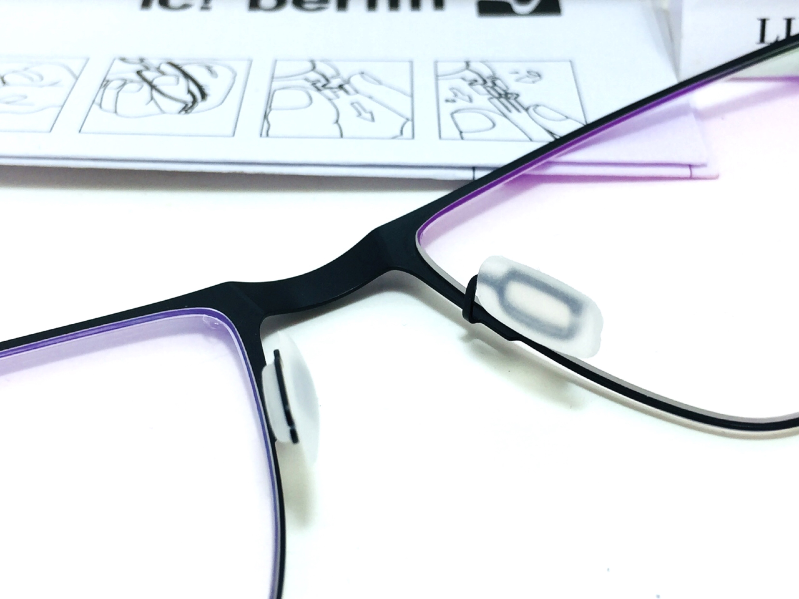 แว่นสายตา ic berlin model francois s. black 54-24 <ดำ>