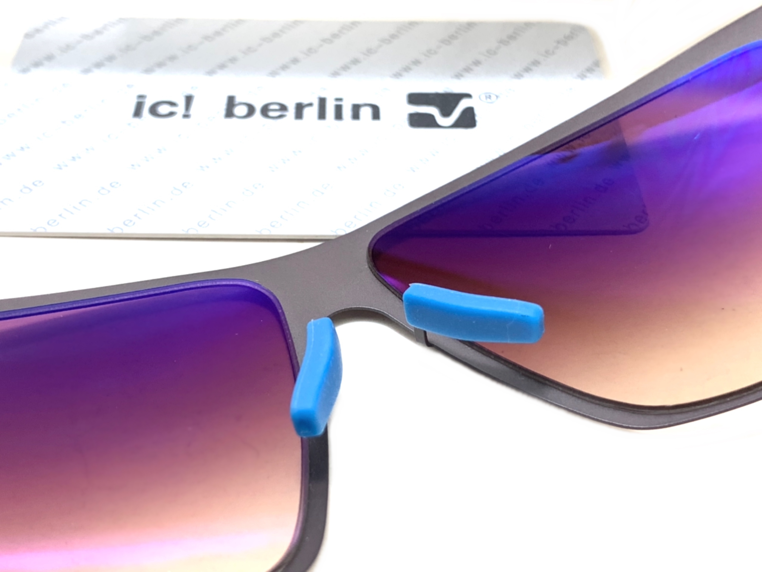 แว่นกันแดด ic berlin model siviob aubergine 62-12 <น้ำตาลเฟด>