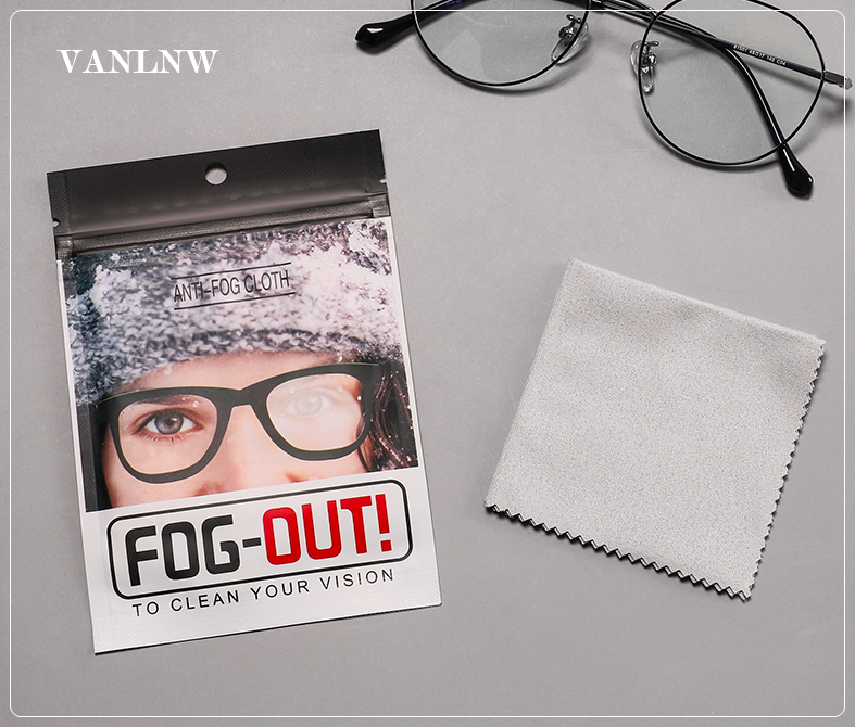 ผ้าเช็ดแว่นตาป้องกันฝ้า FOG-OUT Anti Fog Cloth ปกป้องยาวนาน 8-12 ชั่วโมง ต่อการใช้งาน 1 ครั้ง สามารถใช้ซ้ำได้มากกว่า 200 ครั้ง