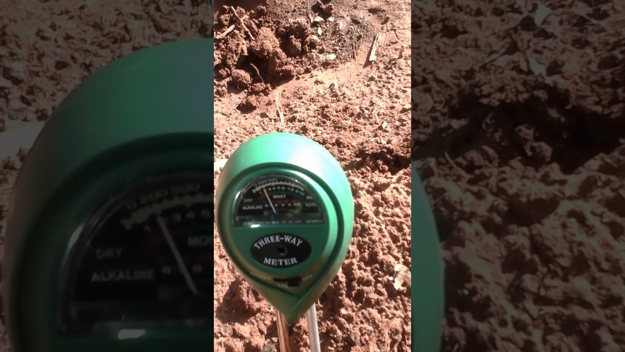 เครื่องวัดพีเอช PH เครื่องวัดอุณหภูมิ เครื่องวัดความชื้นในดิน Soil Meter PH ความเป็นกรด-ด่างความชื้นในดิน และความสว่าง 3 in 1 Soil PH Meter SKU-776
