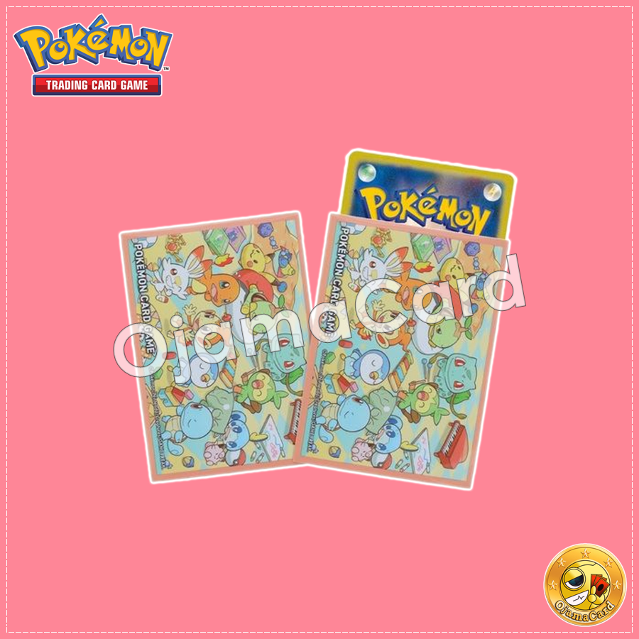 Pokémon Card Game Deck Shield | Card Sleeves — Pokémon Playroom (64ct)「1 Pack」