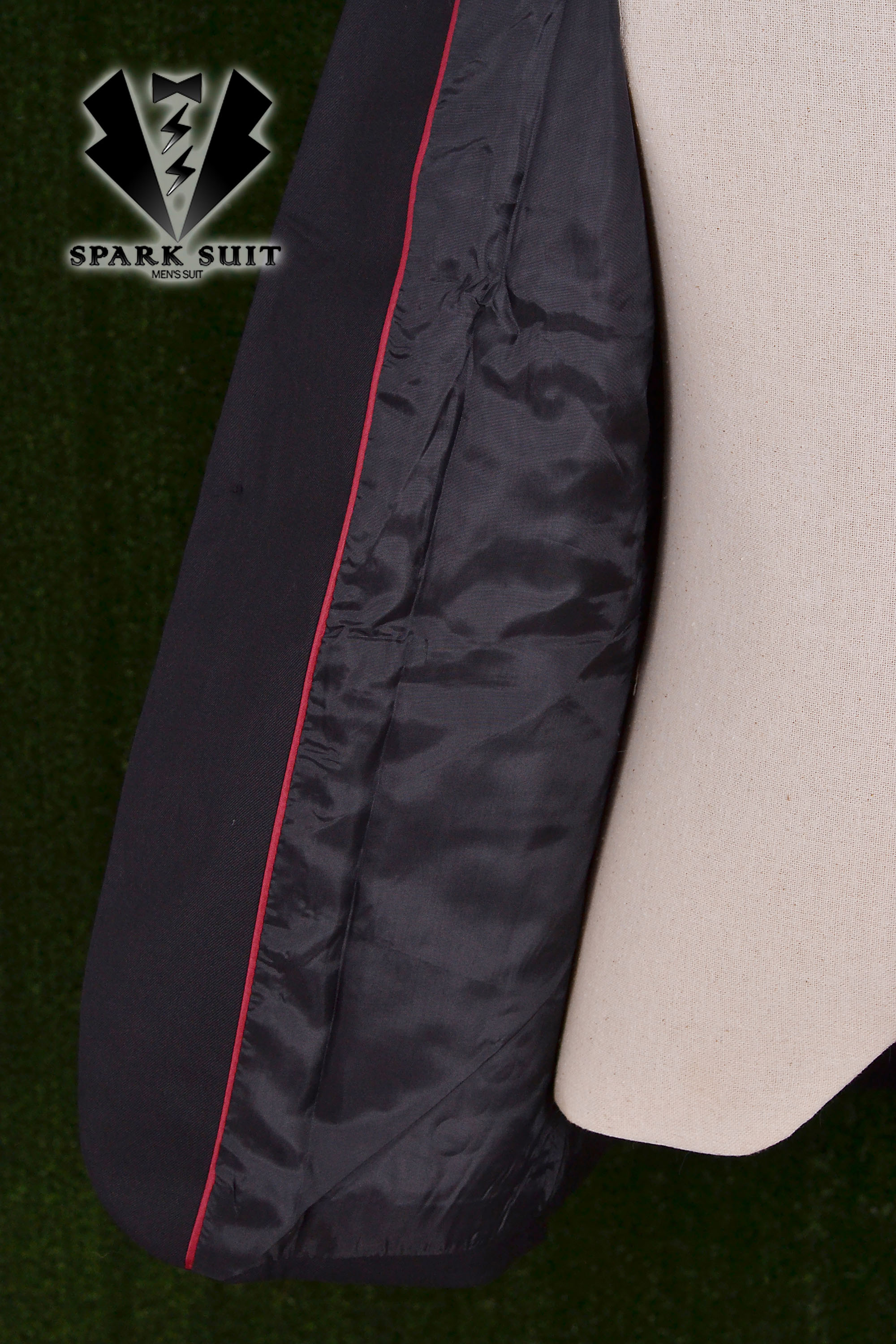 สูท,เสื้อสูท ผ้าคอตตอน เกรดA สีดำ พร้อมส่ง 2XL