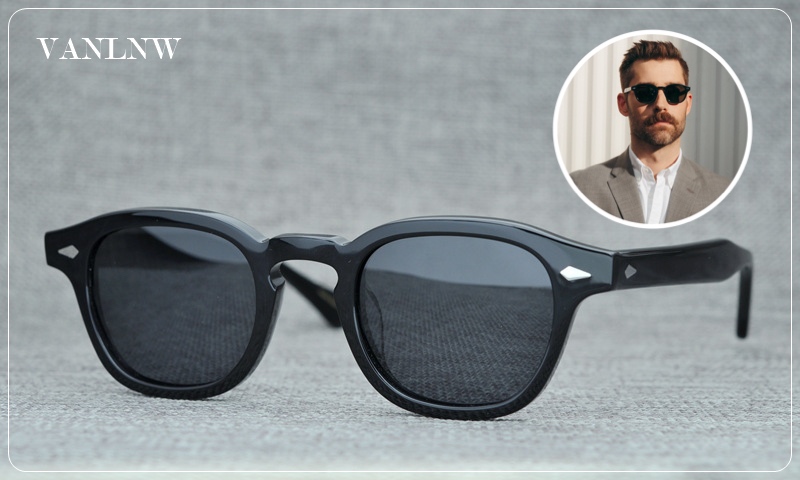 แว่นกันแดด MOSCOT LEMTOSH 49-24 145 COL.Black <ดำ>