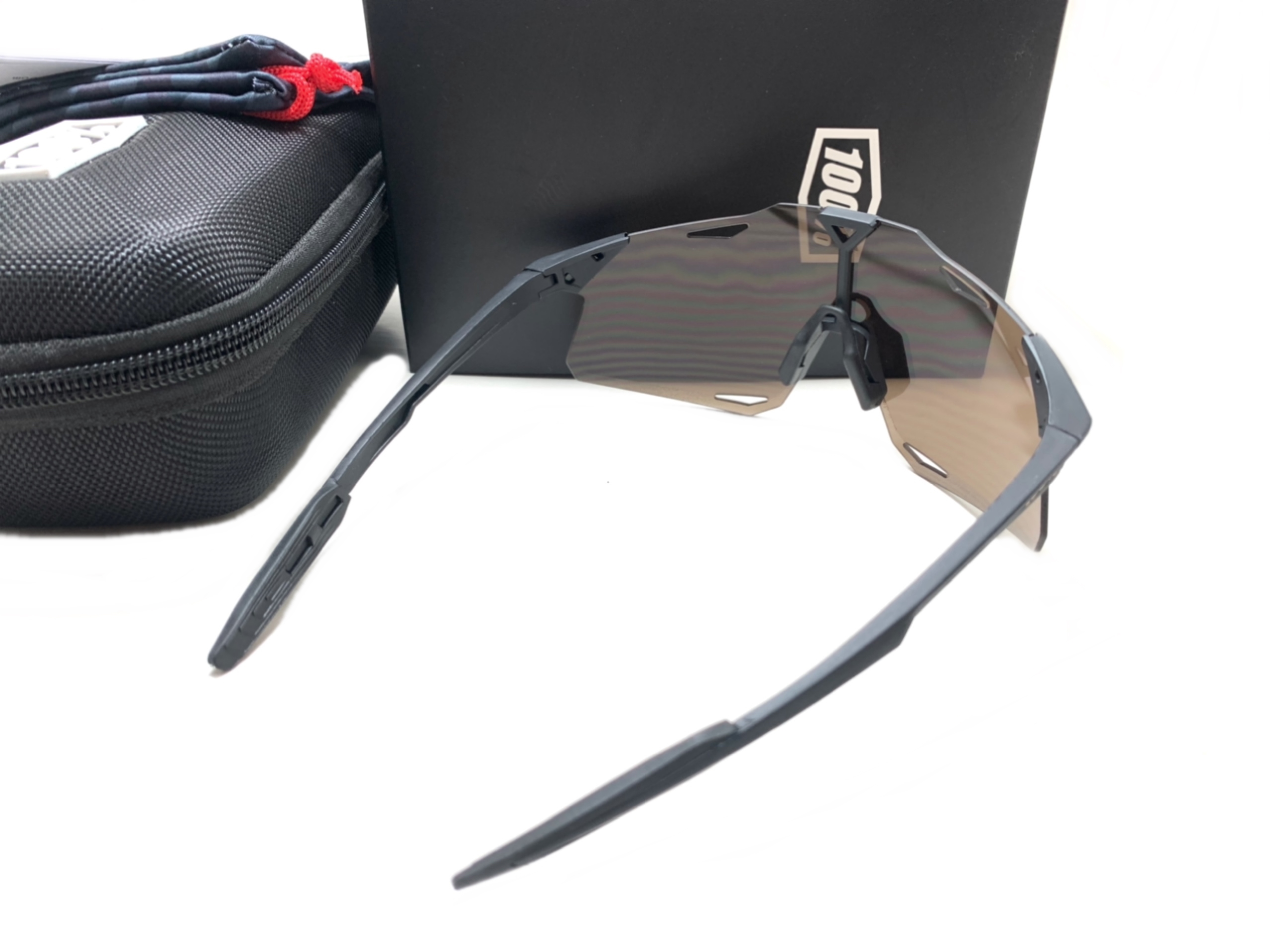แว่นกันแดด แว่นปั่นจักรยาน 100% Speedcraft Hypercraft <Matte Black/Soft Gold Mirror Lens> รุ่นใหม่ล่าสุด 2020