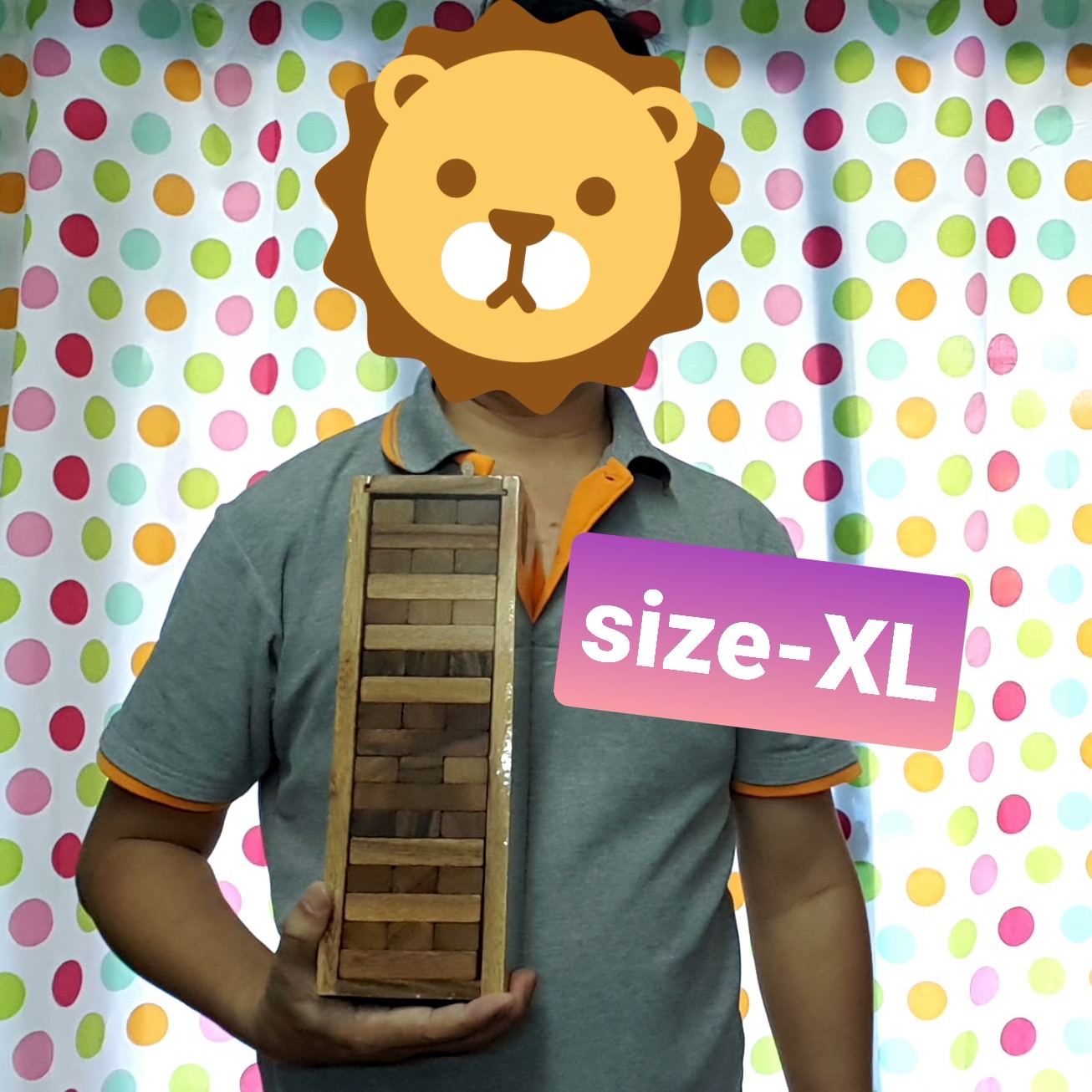 Stack Wooden Tower size XL (เกมส์ตึกถล่ม size XL)