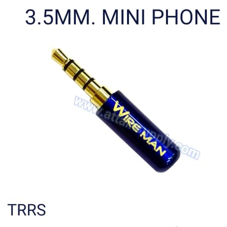 P.TR STEREO-TRRS BLUE4MM./WM