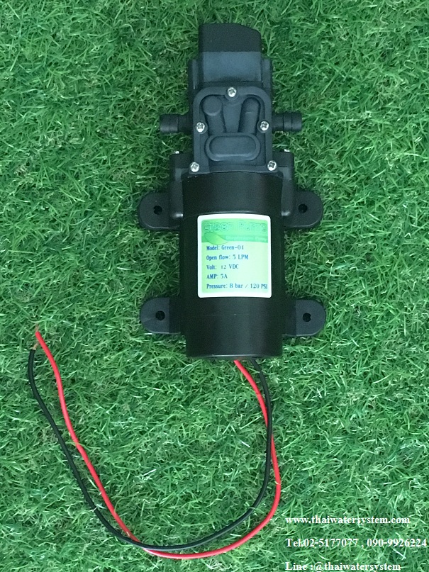 ปั๊มน้ำ DC24 โวลต์ GREEN-04 8 บาร์ ( GREEN PUMP )