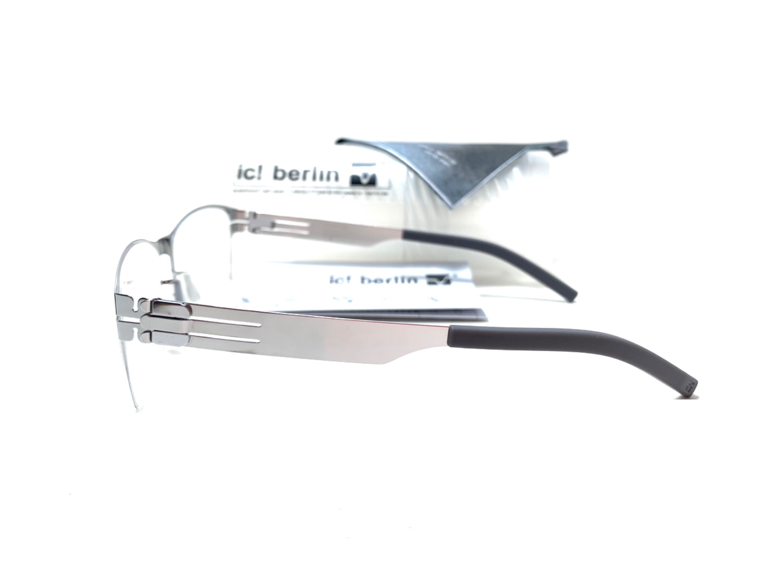แว่นสายตา ic berlin model luke j.y. chrome 54-17 <เงิน>