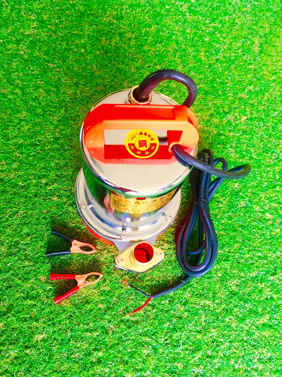 06-ZQB-24VDC-01 ปั๊มไดโว่ DC24V ท่อ 1 นิ้ว รุ่น ZQB-24 ( ส่งสูง 10 เมตร ) อัตรา 8,000 ลิตร/ชม. SKU-685