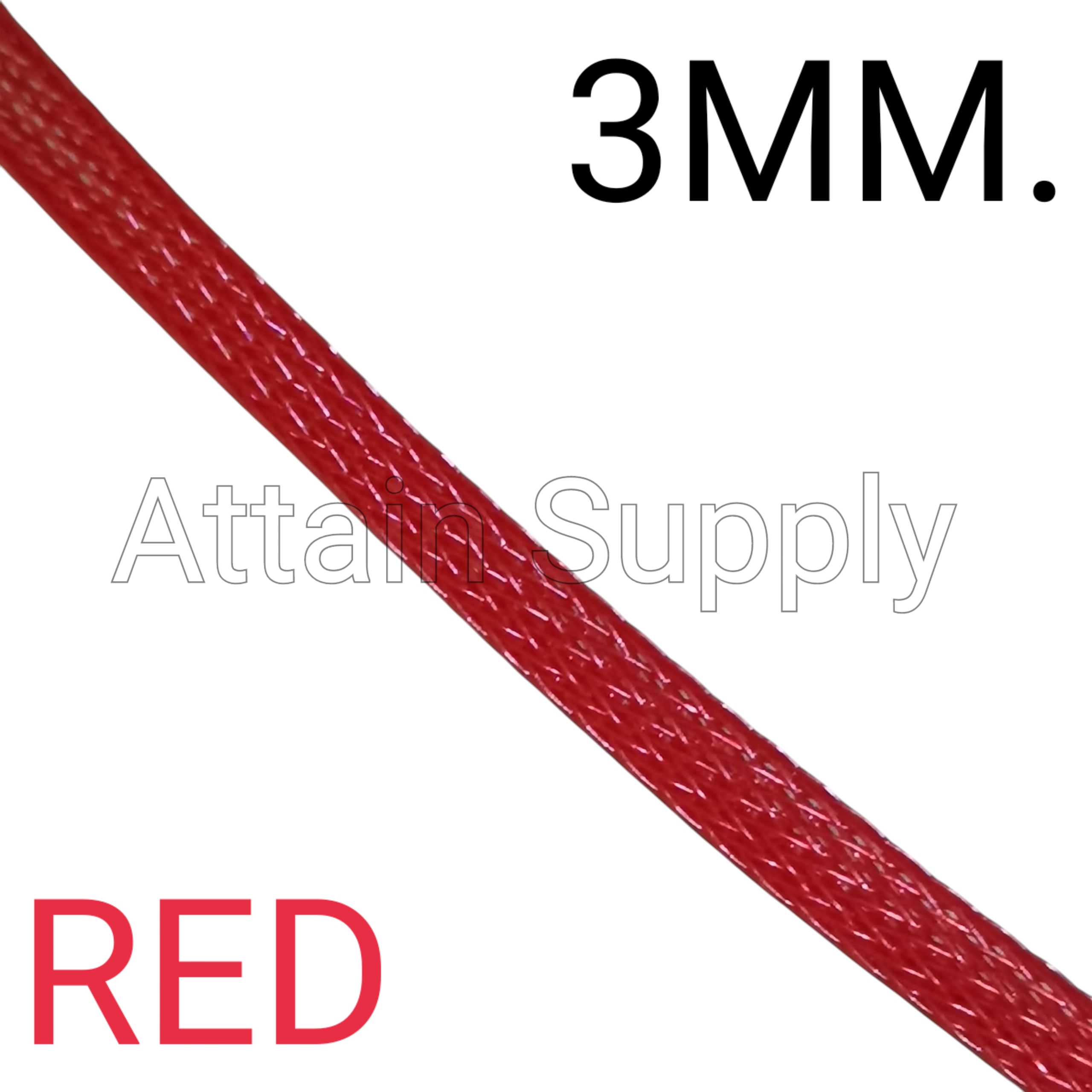 สายถัก RED-3MM.