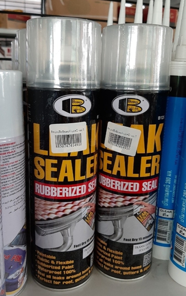 สีสเปรย์ ลีคซีลเลอร์ บอสนี่ กันน้ำรั่วซึม 600ซีซี สีใส