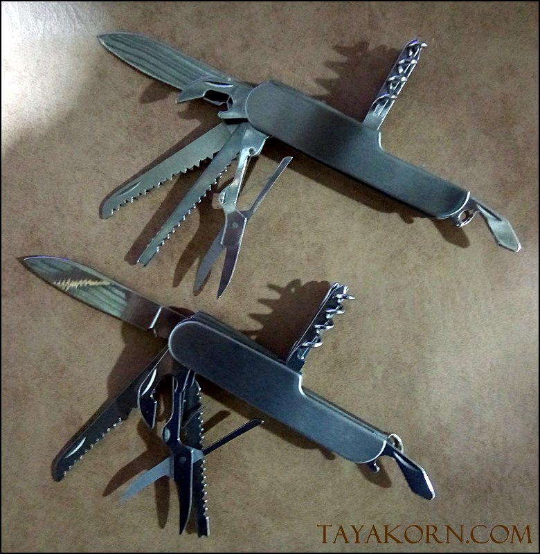 มีดพับแคมป์ปิ้งวัน Camping One Stainless Steel อุปกรณ์ 11 ฟังชั่น