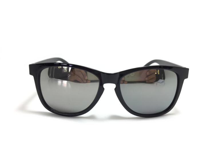 แว่นกันแดด Glassy Sunhaters Deric Black/Silver Mirror 54-18 140 <ปรอทเงิน>