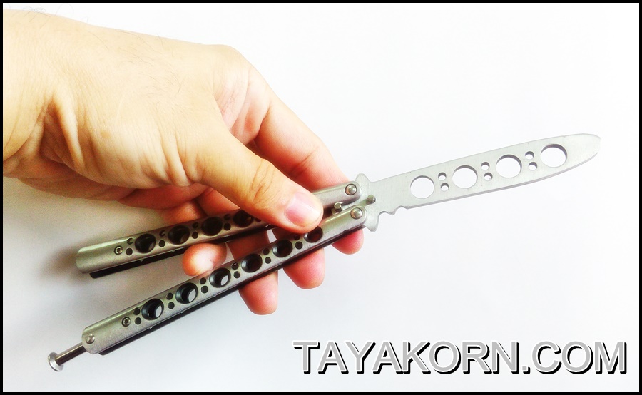 มีดซ้อมควง บาลีซองลองไทม์ LONG TIME Balisong Trainer Knife