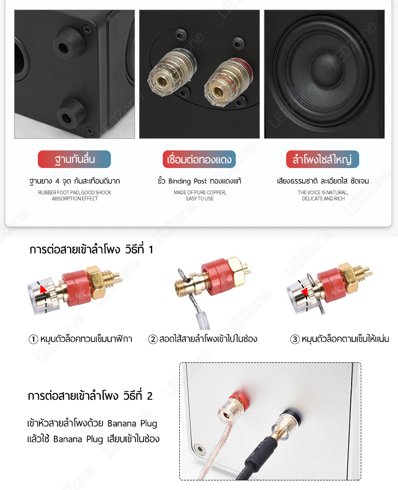 BRZHiFi Art THREE ลำโพงตู้อะลูมิเนียม ดอก B&O 3.0 นิ้ว 40W 4Ω Passive Speaker +วงจร Crossover แยกย่านเสียง BRZHiFi Art 3