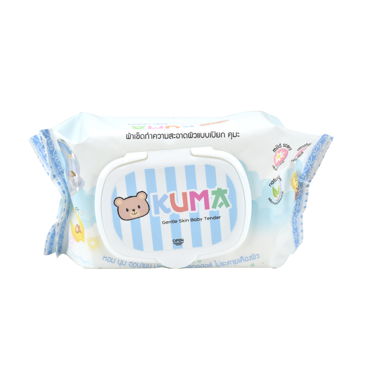 ทิชชู่เปียก คุมะ 1 ลัง 36 ชิ้น (แบบ 40 แผ่น) KUMA