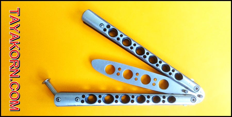 มีดซ้อมควง บาลีซองลองไทม์ LONG TIME Balisong Trainer Knife
