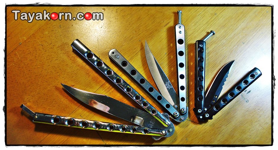 มีดควงบาลิซอง เดชก้านยาวสะท้านเวหา Super LongTail Battle Balisong