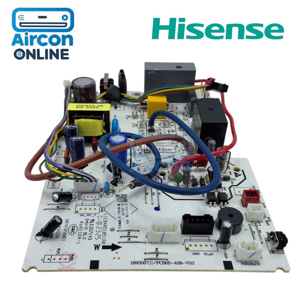 INDOOR PCB แอร์ HISENSE รหัสK2110122 ของแท้ ใหม่่ มือ 1
