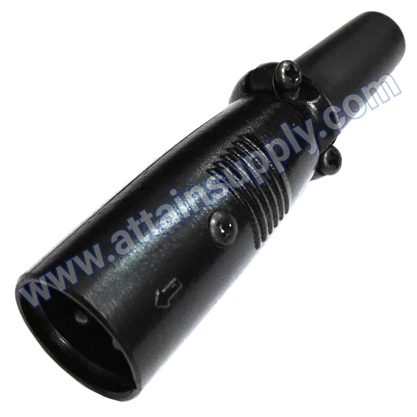 P.XLR-3P.-ท้ายยึดน็อต/BLACK