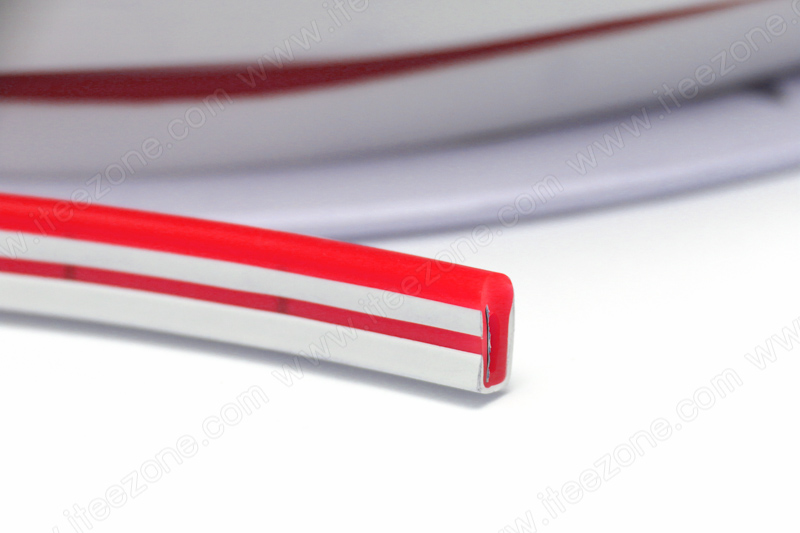 ไฟเส้น Neon Flex 12V Silicone สี Red แดง (กันน้ำ)