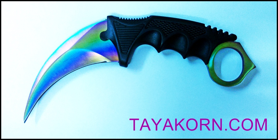 มีดคารัมบิตเรนโบว์อีเกิ้ลคลอ( Eagle Claw ) Rainbow Eagle Claw Karambit Knife TKKB-BS7779