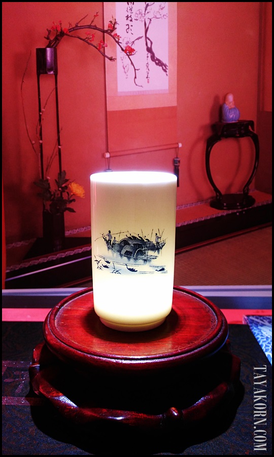 ชุดถ้วยชาแบบดมดื่ม ลายชาวประมงหาปลา FisherMan Tea cup set TKLG-FM1