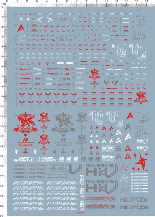 decals MG KA RX-93 v nu new Ver.Ka 60845