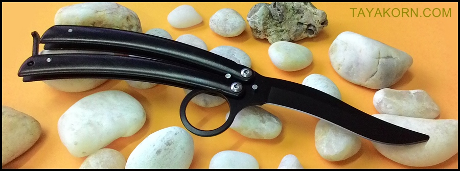 มีดซ้อมควง ลูแปงบาลิซอง Lupin Balisong Trainer Knife TKBS-LP7TR
