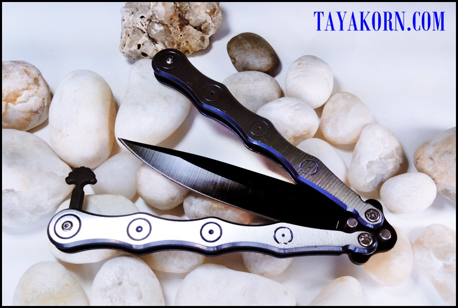 มีดควง บลูไรเดอร์ Blue Rider Balisong Knife TKBS-BR71