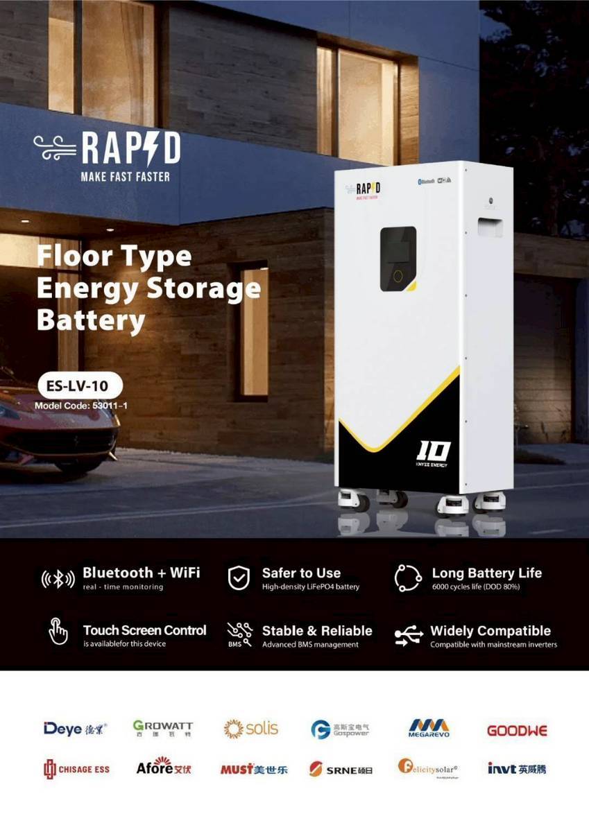 BATTERY WALL TYPE RAPD 200Ah 51.2V (ประกัน 7 ปี)