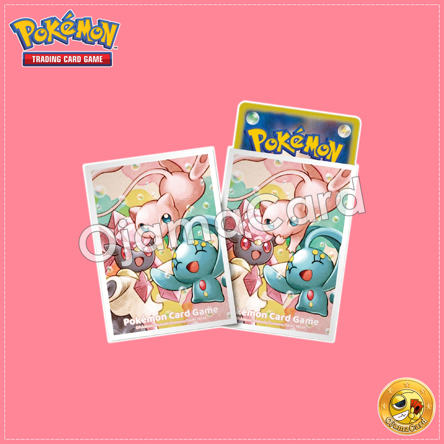 Pokémon Card Game Deck Shield | Card Sleeves — Mew • Manaphy • Diancie (64ct)「1 Pack」