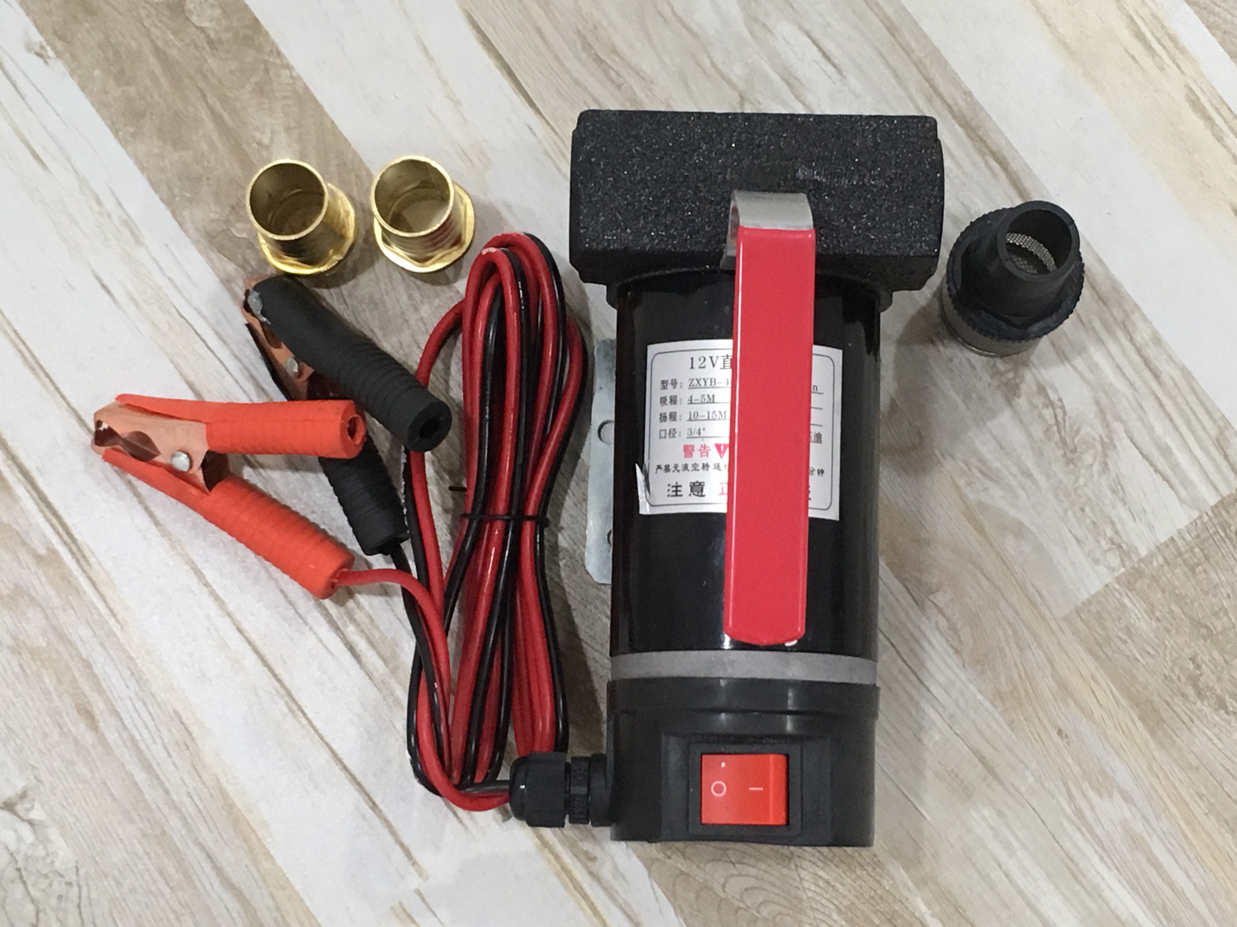 ปั๊มดูดน้ำมันแบตเตอรี่ DC12 โวลต์ 160W รุ่น ZXYB-40