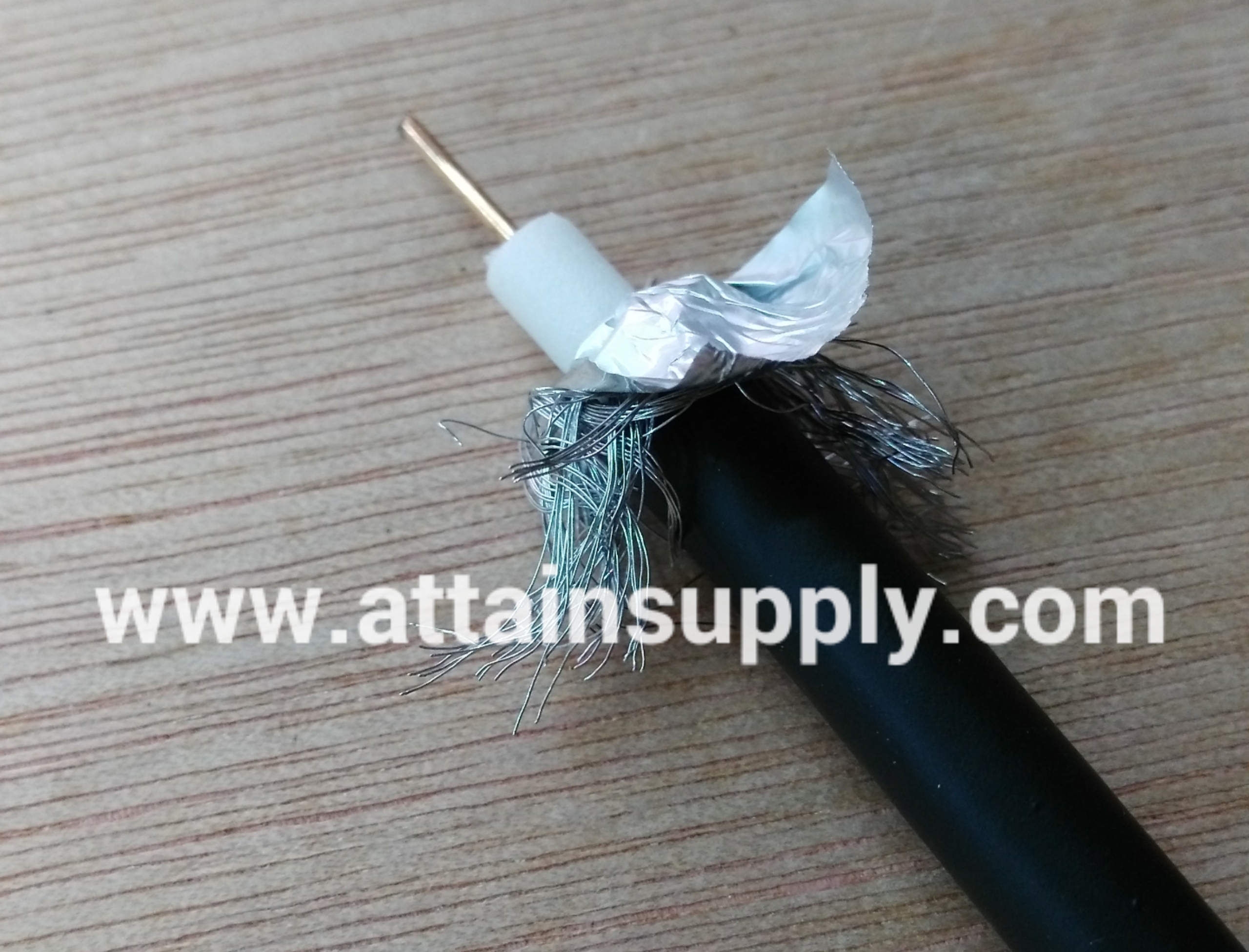 สาย RG-6 BLACK