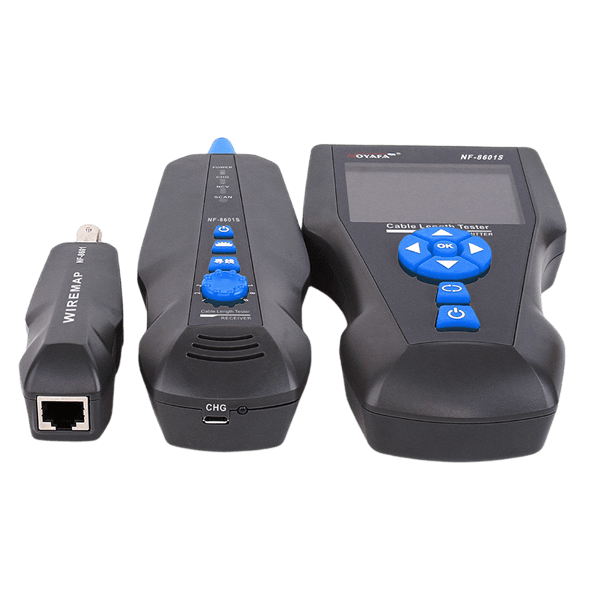 NOYAFA NF-8601S เครื่องทดสอบสายเคเบิลเครือข่าย Multifunction TDR วัดความยาว/PoE/PING/พอร์ตแรงดันไฟฟ้า/Wiremap Tracker