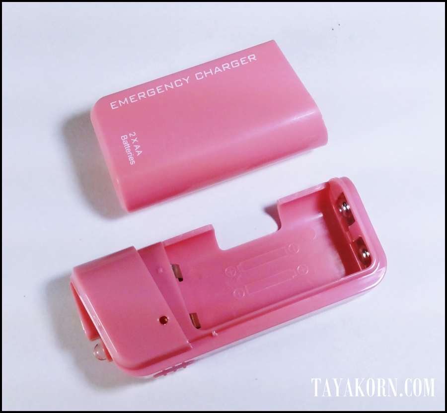 เครื่องชาร์จโทรศัพท์มือถือแบบฉุกเฉิน ใช้ถ่านAA
