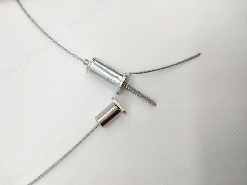 มีสต๊อก สลิงสำหรับ รางแขวน 1 ชุด มี 2 เส้น รางอลูมิเนียม (Aluminium Profile) รางไฟ Aluminium Profile รางอลูมิเนียม ใช้กับไฟเส้น LED รางไฟเส้น rail led track โพรไฟล์