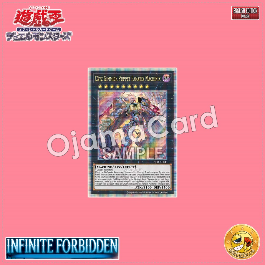 INFO-AE043 : CXyz Gimmick Puppet Fanatix Machinix / Chaos Xyz: Gimmick Puppet - Fanatix Machina (Secret Rare)