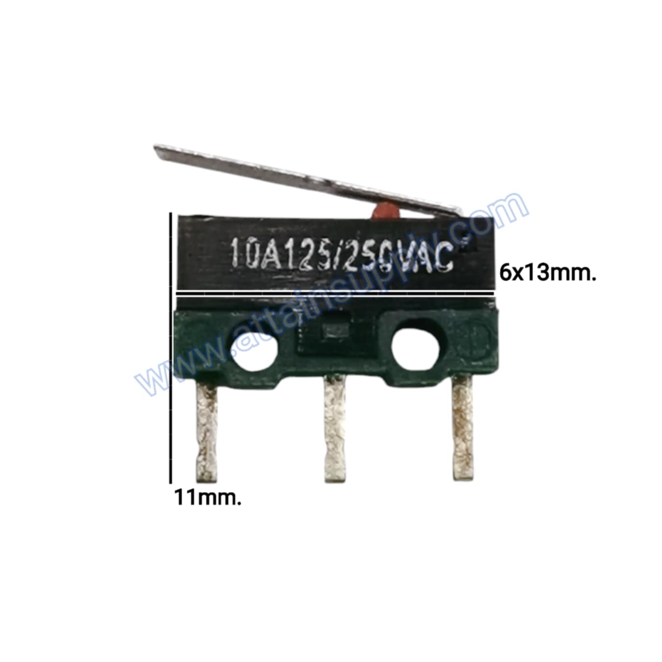 ไมโครสวิทช์-รุ่นจิ๋ว/3ขา แกนสั้น