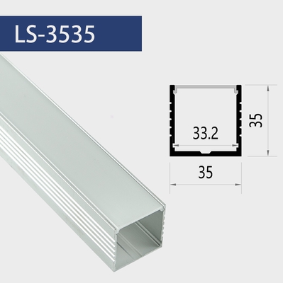 3535 ราง U (ไม่มีสต๊อก สั่งล่วงหน้า 10-15 วัน) รางอลูมิเนียม (Aluminium Profile) รางไฟ Aluminium Profile รางอลูมิเนียม ใช้กับไฟเส้น LED รางไฟเส้น rail led track โพรไฟล์