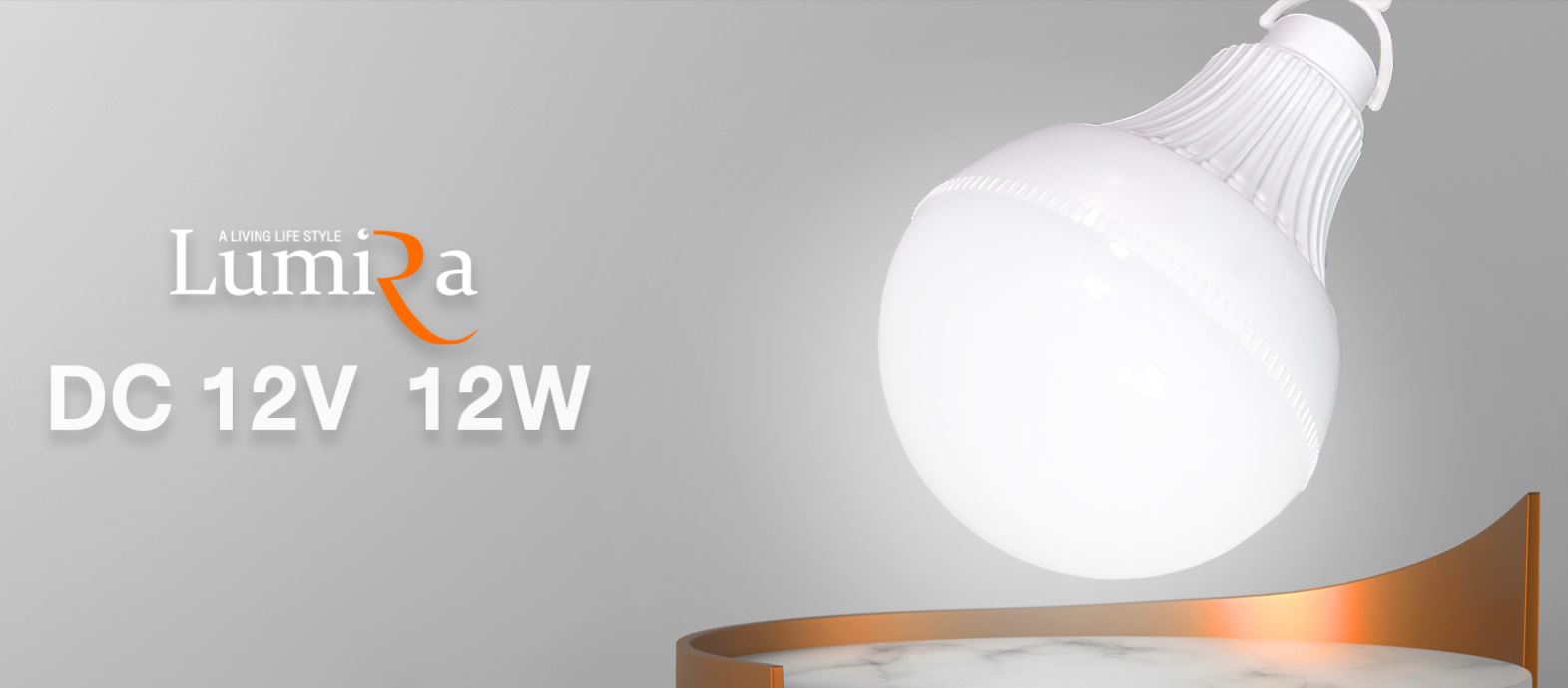 LUMIRA หลอดไฟ LED Bulb White 12W 12V(สีขาว)