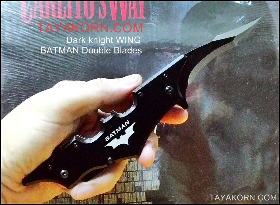 มีดพับ ดาร์คไนท์วิง แบทแมนดับเบิ้ลเบลด Dark Knight Wing Batman Double Blade TKFK-B1