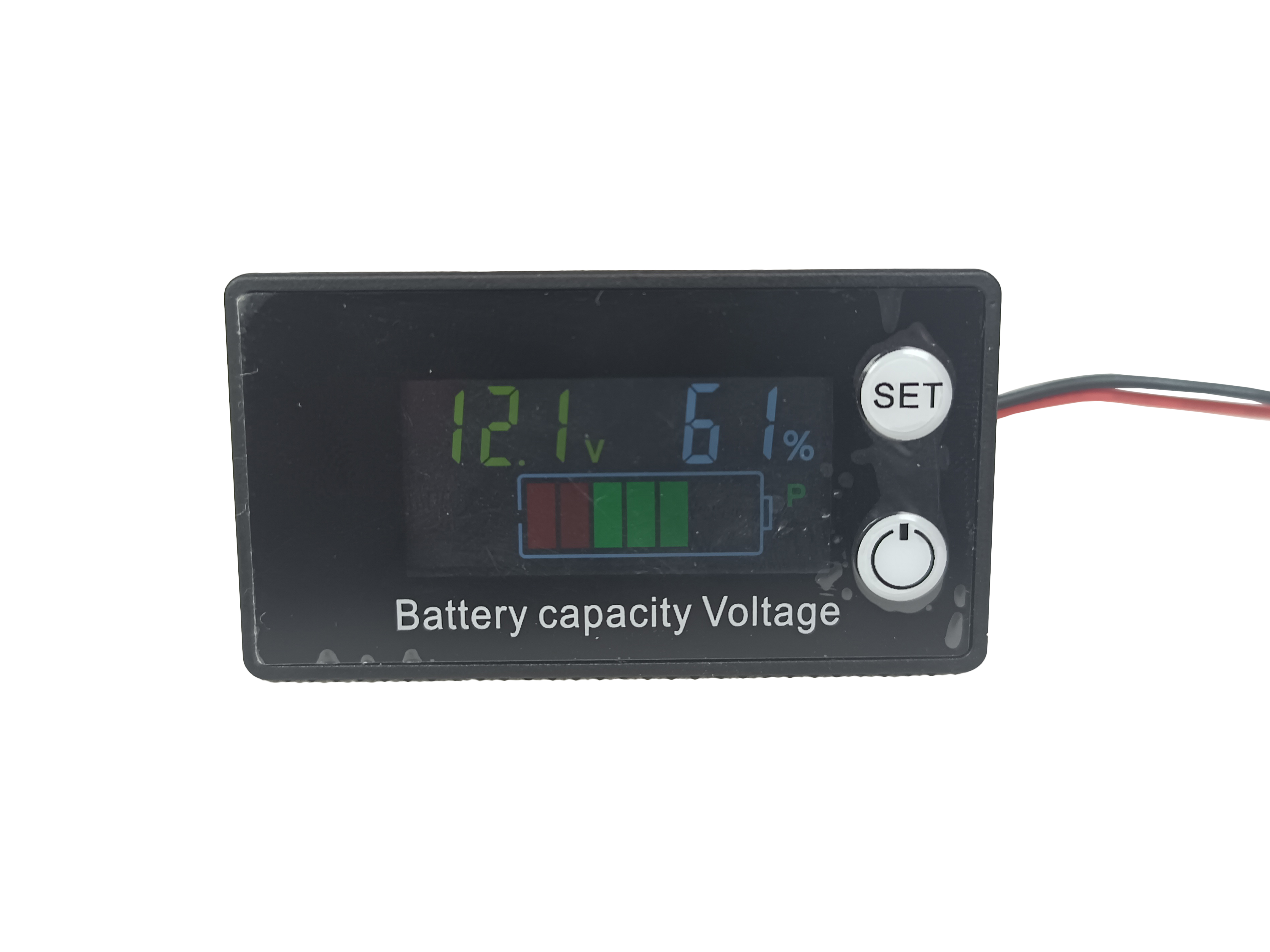 SUPNOVA วัดโวลต์ วัดแบตเตอร์รี่ โวลต์มิเตอร์จอสี (ไม่มีโลโก้)
