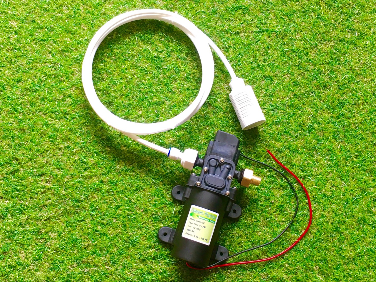 ชุด 29 ปั๊มพ่นยา DC12V 8 บาร์ ( สินค้าขายดี ) + สายพ่นยา 50 เมตร