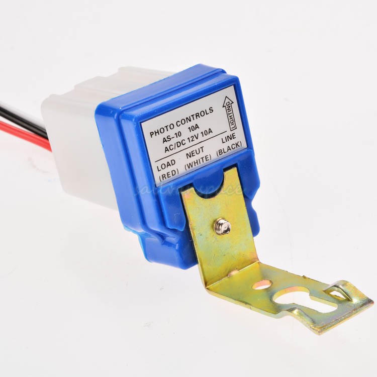 12-ELE-029-220V เซ็นเซอร์สวิทช์แสง สวิตช์ควบคุมถนน AC220V 10A SKU-882