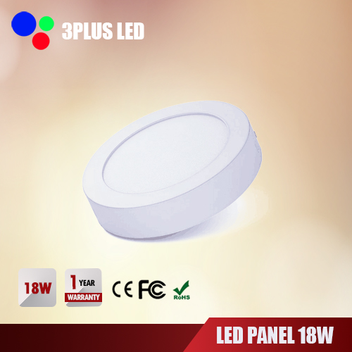 LED Downlight Panel 18W ติดลอย กลม