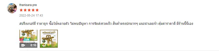 05-SP-08-DGR SP-8 สปริงเกอร์โลหะแบบโยก 360 องศา เกลียวนอก 1/2 นิ้ว สีเขียวขี้ม้า